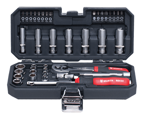 CONJUNTO DE DADOS 1/4" 40 PZAS