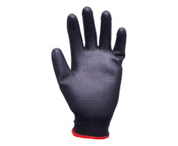 GUANTES PU NEGRO RED STRIPE G