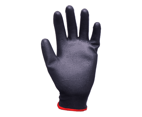 GUANTES PU NEGRO RED STRIPE G